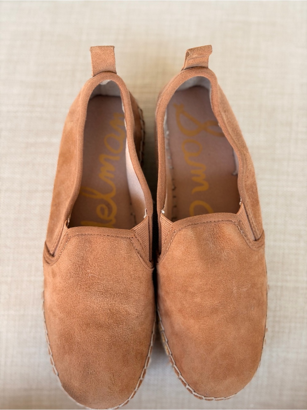 Sam Edelman Tan Platform Suede Espadriles - Picture 5 of 12
